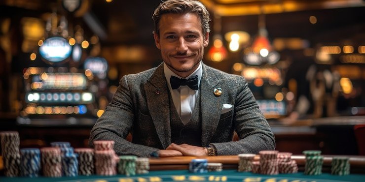 Mobile phone screen showing live casino table interface
