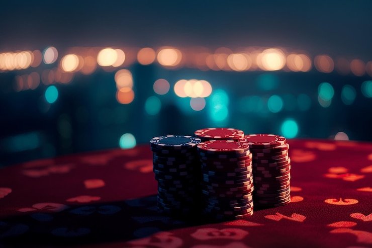 Slot game reels with multiplier indicators and tournament ranking overlay